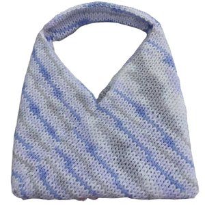 Handknit Small Tote Style Handbag